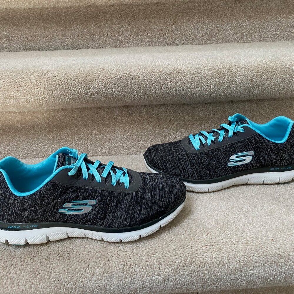 Skechers Flex Apeal 2.0 Women's 7.5 Wide Cooled Memory Foam  Sneaker  School - Picture 6 of 10